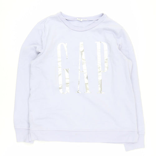GAP Blue Women’s Small Crew Neck Logo Sweatshirt