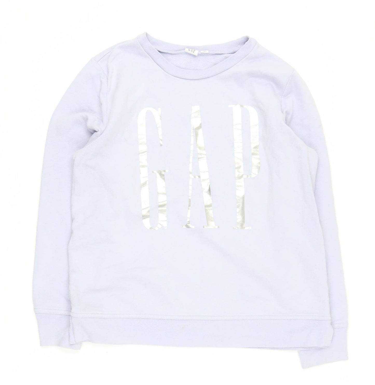 GAP Blue Women’s Small Crew Neck Logo Sweatshirt