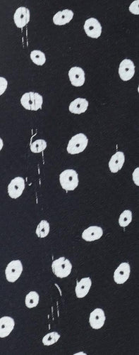 Mango Women's Black Polka Dot Trousers, Size 10