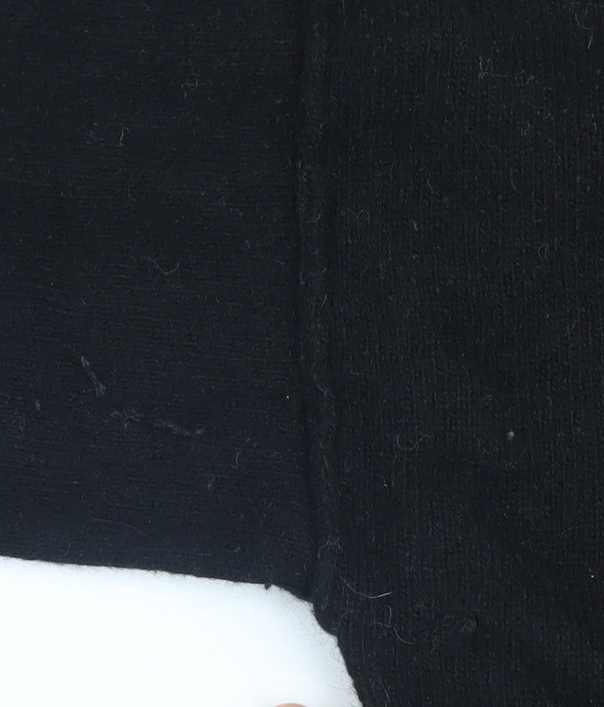 Faber Woman Black Pullover Jumper, Size 14, Classic Style