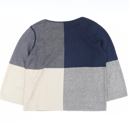 Jigsaw Women's Multicoloured Boat Neck Jumper - Size S