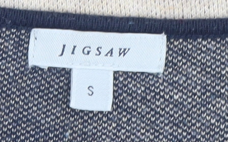 Jigsaw Women's Multicoloured Boat Neck Jumper - Size S