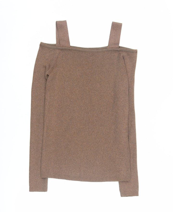 Marks and Spencer Women's Brown Knit Jumper, Size 10