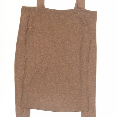Marks and Spencer Women's Brown Knit Jumper, Size 10