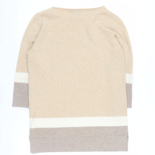 Magee Women's Beige Cashmere Pullover Jumper M