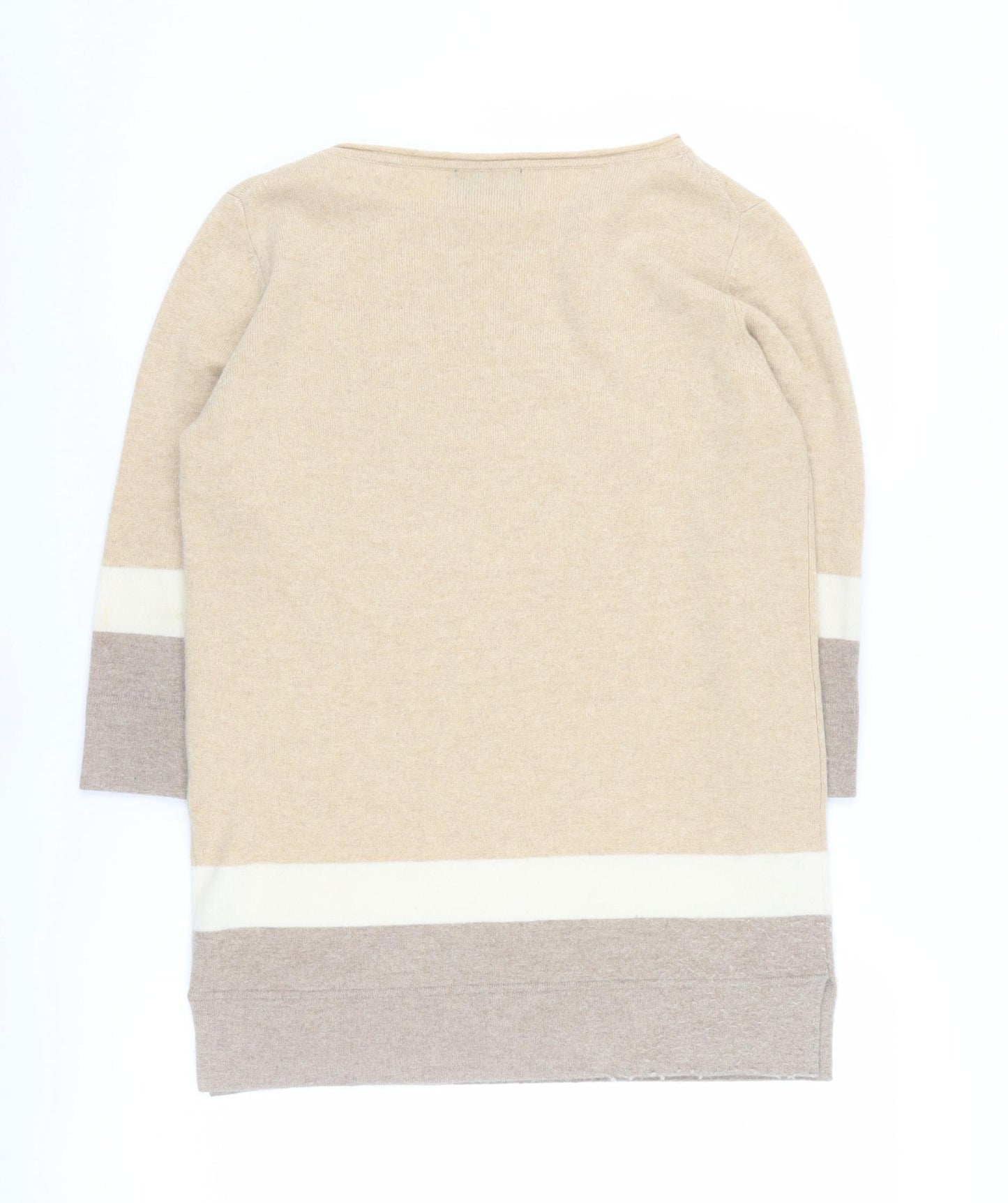 Magee Women's Beige Cashmere Pullover Jumper M