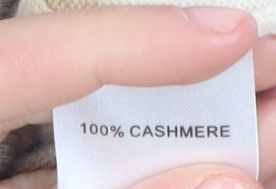 Magee Women's Beige Cashmere Pullover Jumper M