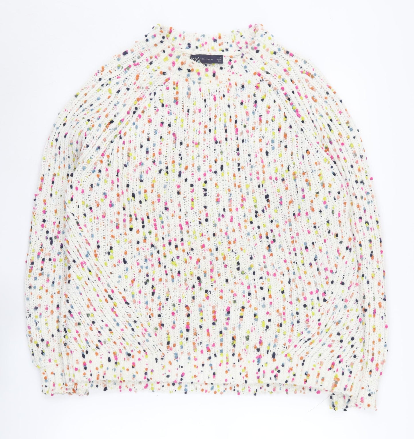 Marks & Spencer Women's Multicoloured Pullover Jumper M