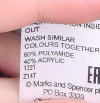 Marks and Spencer Women's Green Cable-Knit Pullover Jumper