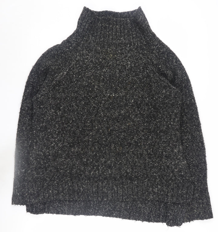 H&M Women's Black High Neck Jumper S