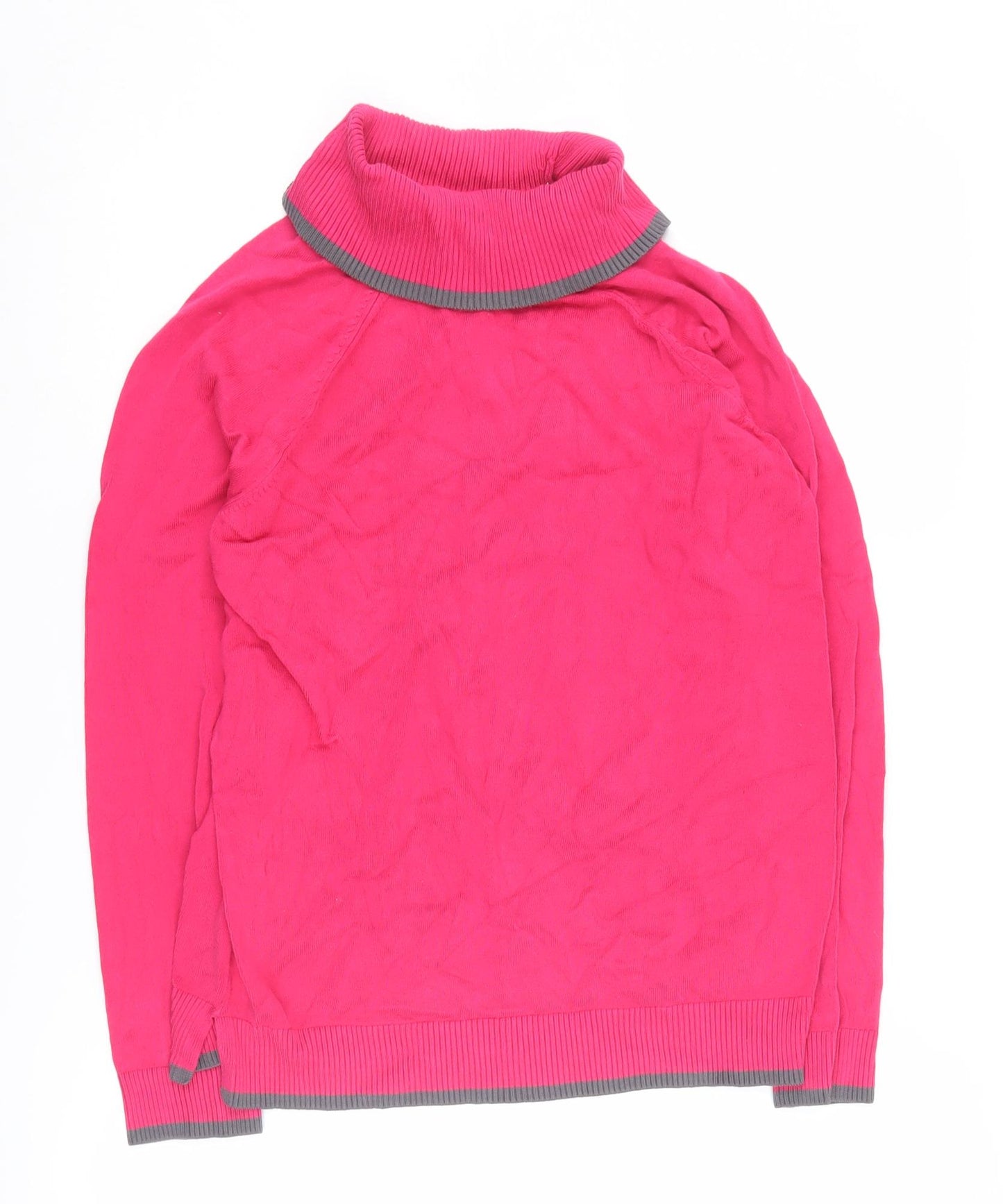 Heine Women's Pink Roll Neck Jumper Size 14
