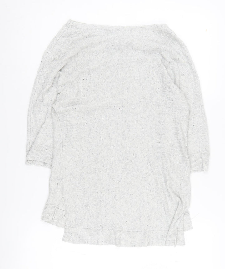 Monsoon Women Grey 3/4 Sleeve Jumper Size S