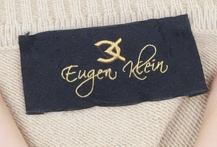 Eugen Klein Women's Beige Pullover Jumper Size 18