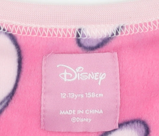 Disney Girls Pink Angel Pyjama Top 12-13 Years Long Sleeve
