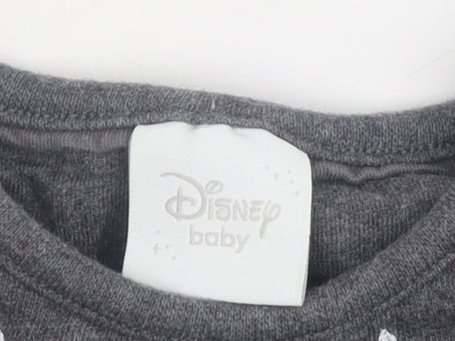 Disney Unisex Baby Grey Lady & Tramp T-Shirt 18-24 Months