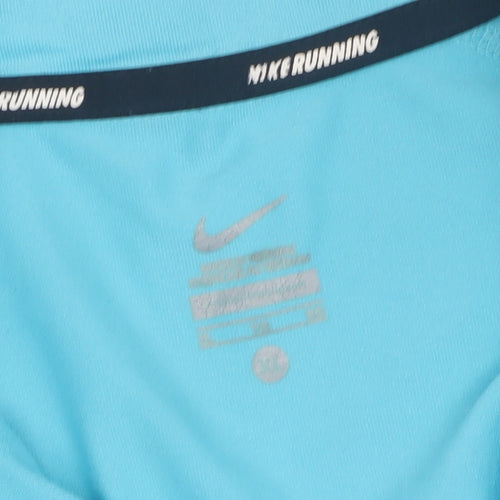 Nike Men's Blue 2XL Running Pullover with Zip