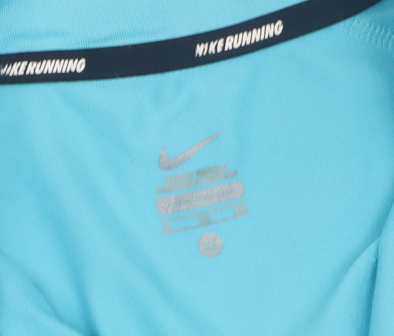 Nike Men's Blue 2XL Running Pullover with Zip