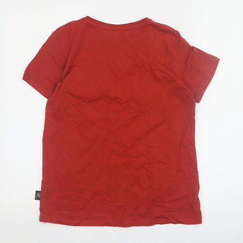 Harry Potter Girls' Red Graphic T-Shirt, 14-15 Years, Magical Design