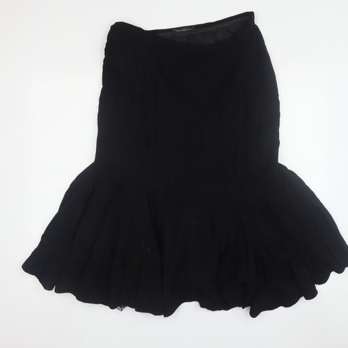 Principles Black Women's Skirt, Size 12, Viscose, Lined