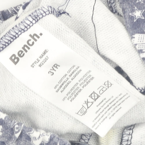 Bench Boys Blue Robot Print Sweat Shorts 3-4 Years