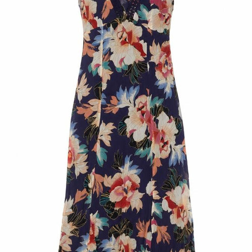 Marks and Spencer Women's Multicoloured Floral Slip Dress Size 12