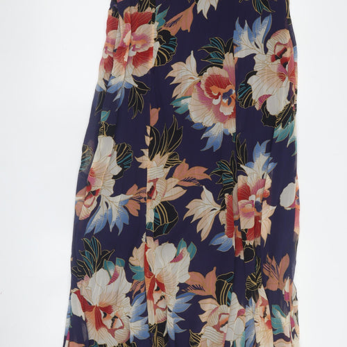 Marks and Spencer Women's Multicoloured Floral Slip Dress Size 12