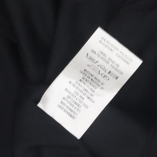 Minuet Petite Black Sleeveless Halter Dress, Size 12