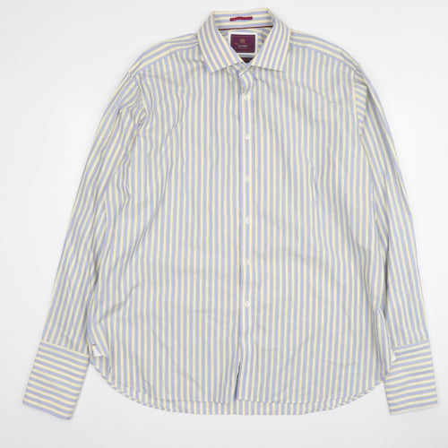 Marks and Spencer Men's Striped Dress Shirt, Regular Fit