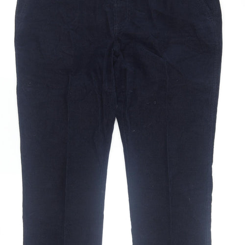 Brook Taverner Men's Blue Corduroy Trousers 36S