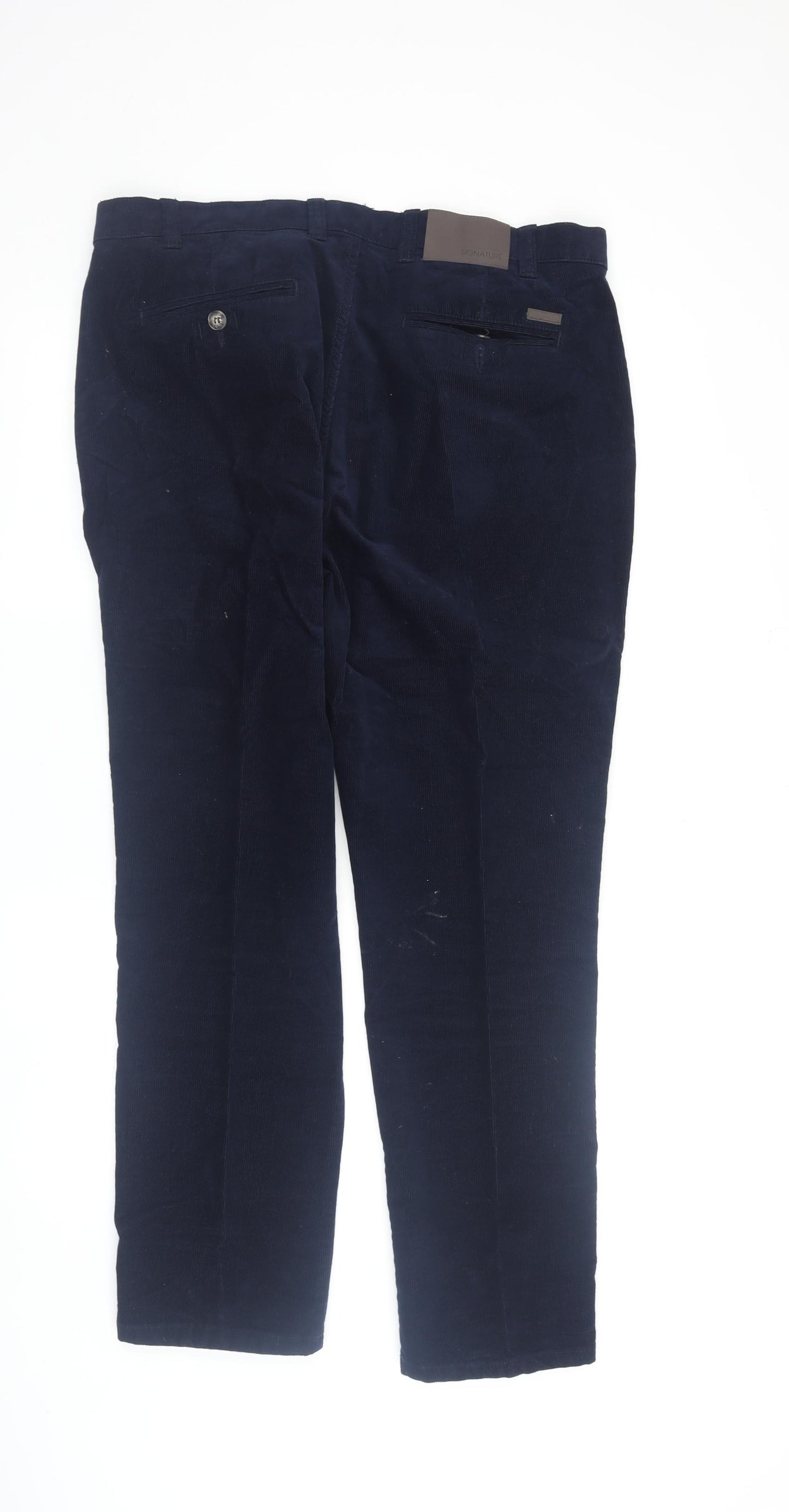 Brook Taverner Men's Blue Corduroy Trousers 36S