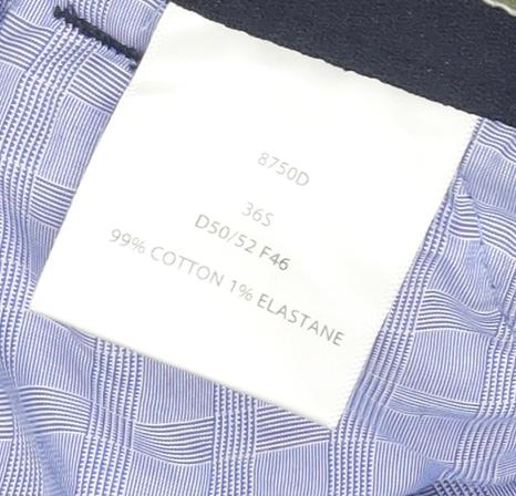 Brook Taverner Men's Blue Corduroy Trousers 36S