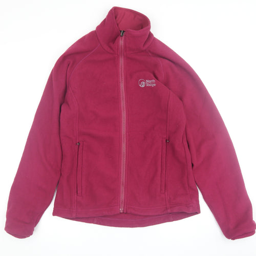 North Ridge Women's Pink Fleece Jacket Size 8