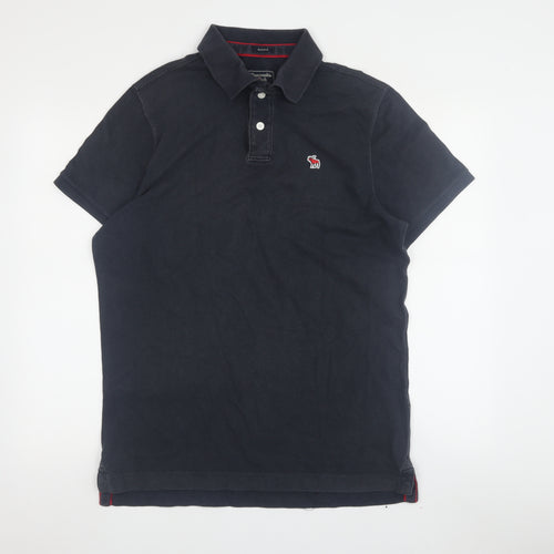 Abercrombie & Fitch Men's Black XL Polo Shirt