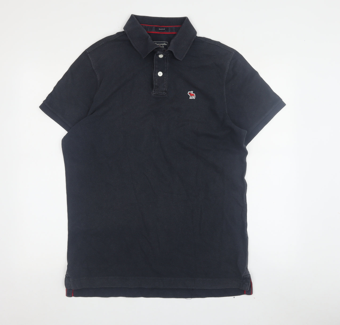 Abercrombie & Fitch Men's Black XL Polo Shirt