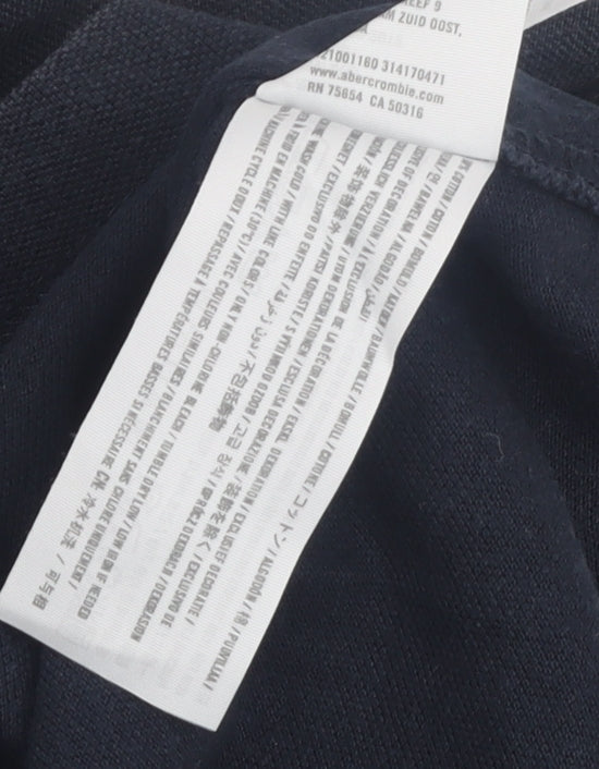 Abercrombie & Fitch Men's Black XL Polo Shirt