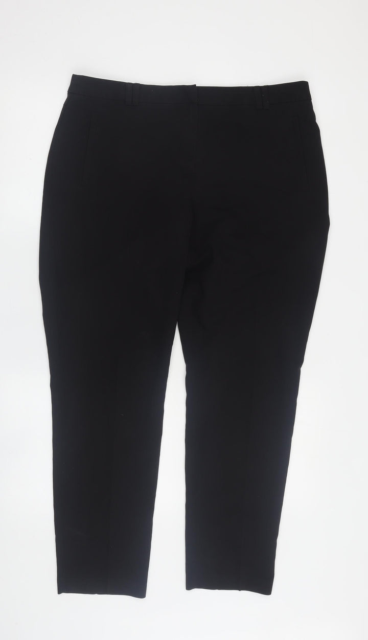Topshop Women's Black Trousers, Size 14, Stylish & Versatile