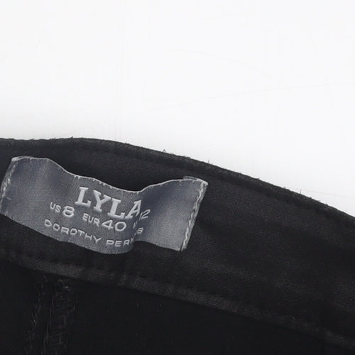Dorothy Perkins Women's Black Skinny Trousers Size 12