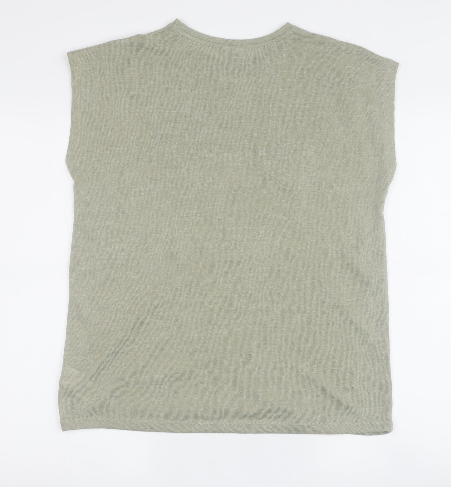 Warehouse Women's Green Basic T-Shirt Size 10