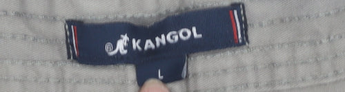 Kangol Men's Grey Chino Shorts, L, Casual Pockets