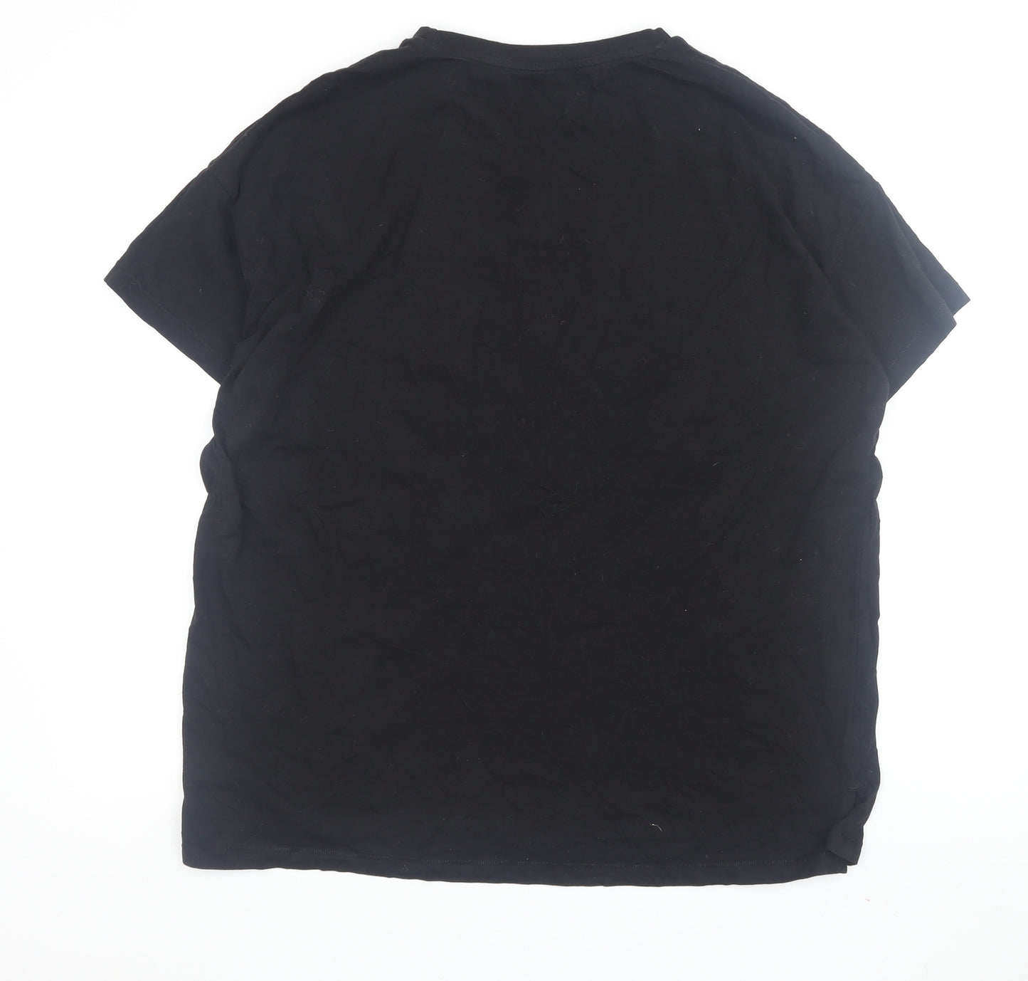By Very Women's Black Graphic Pyjama Top, Size 12-14