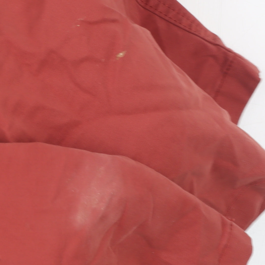Brook Taverner Men's Red Chino Shorts Size 36 Regular Fit