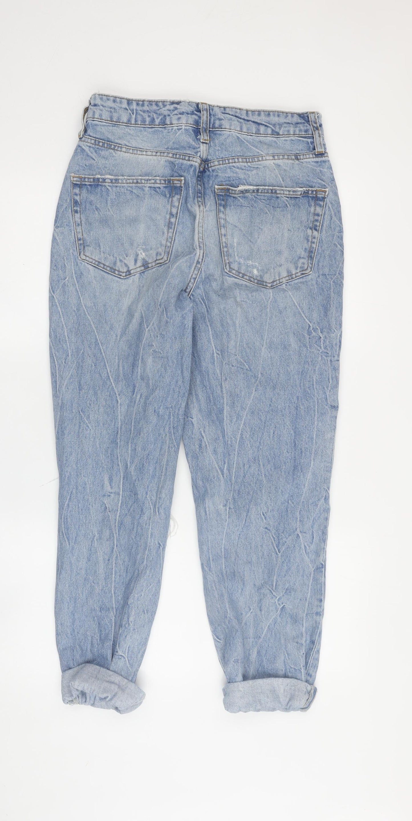 River Island Women's Blue Boyfriend Jeans Size 12