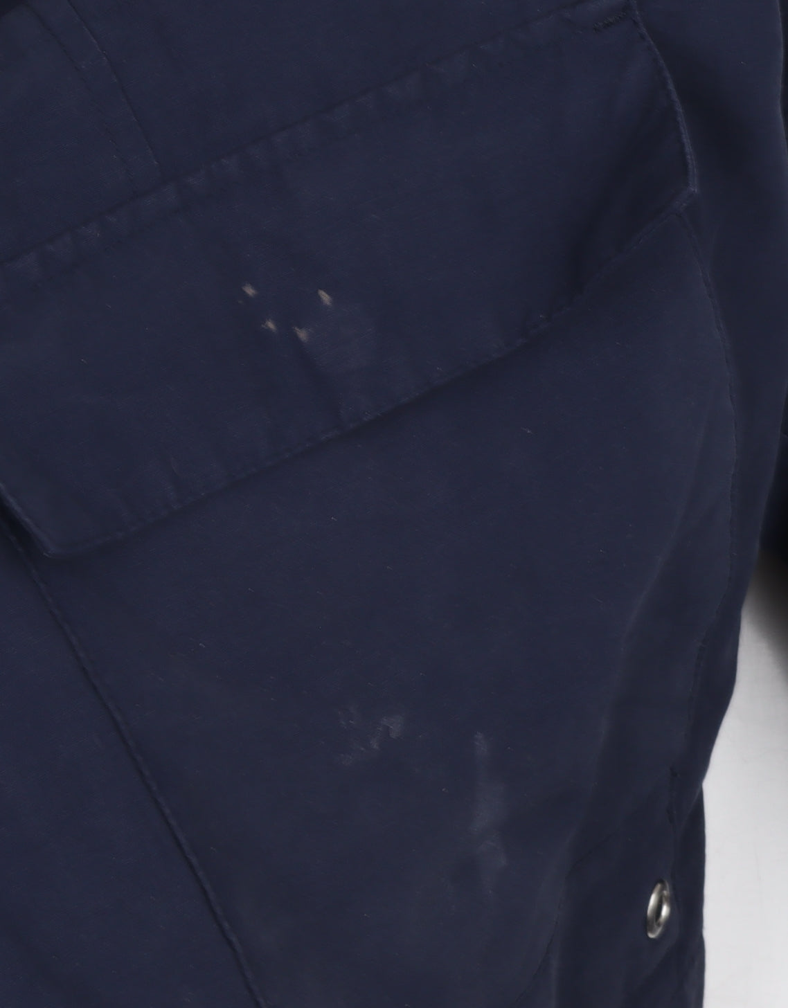 Marks and Spencer Women's Blue Hooded Rain Jacket Size 10