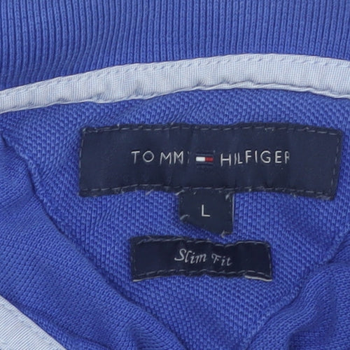 Tommy Hilfiger Blue Men's Polo L Slim Fit