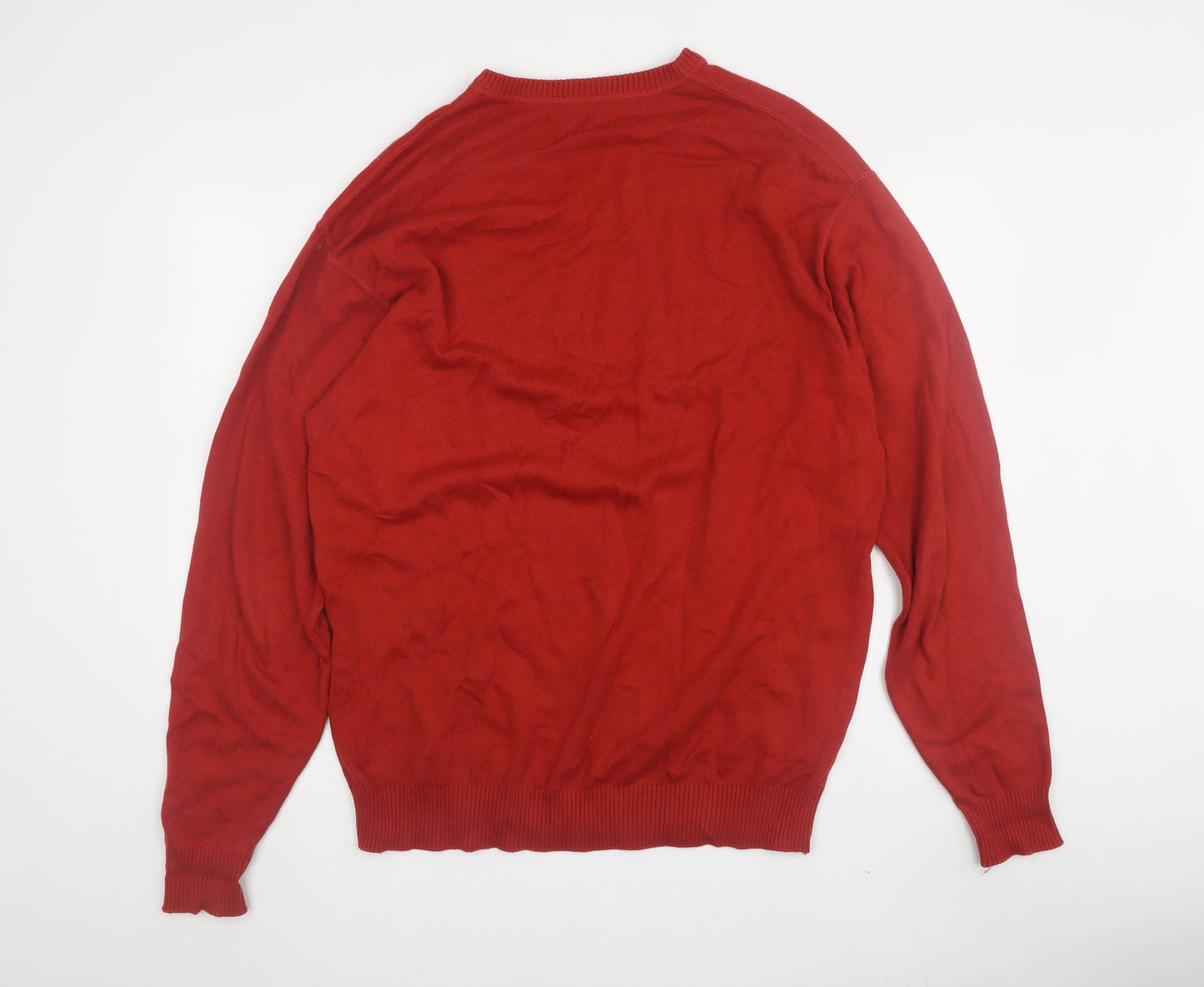 Lacoste Men's Red 3XL Pullover Jumper Logo