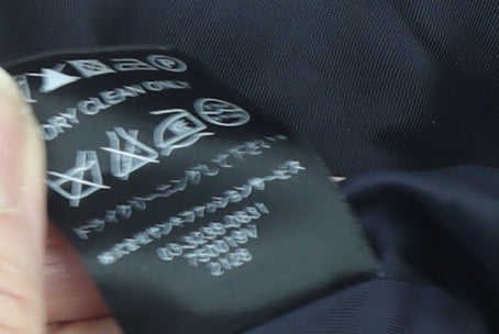 Jaeger Women's Black Cotton Pencil Skirt Size 16