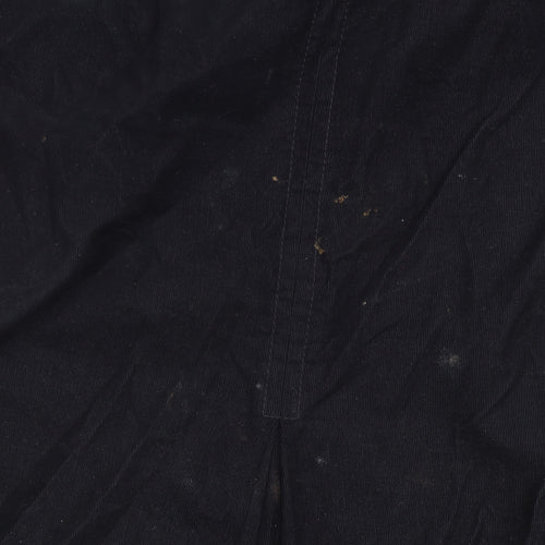 Jaeger Women's Black Cotton Pencil Skirt Size 16