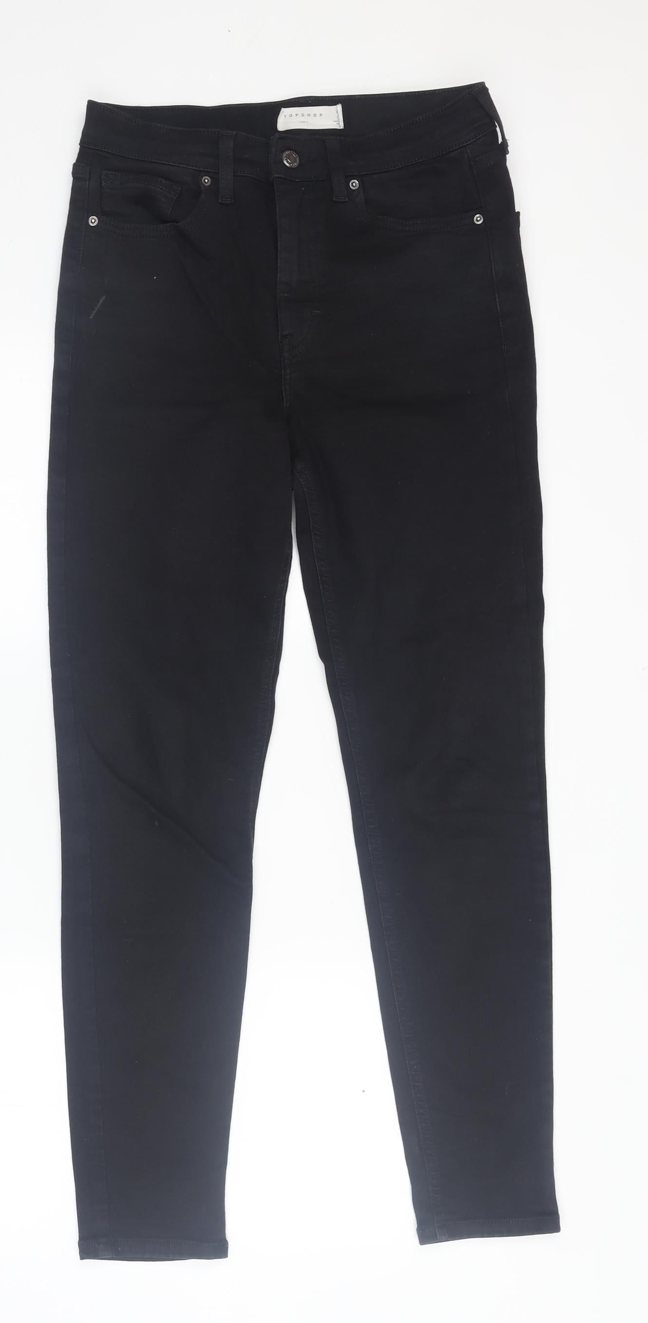 Topshop Women's Black Skinny Jeans Size 10