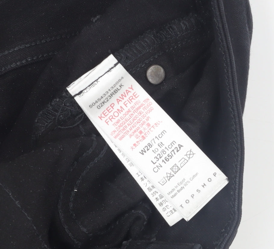 Topshop Women's Black Skinny Jeans Size 10