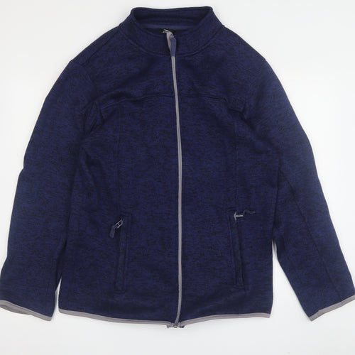 Crane Men's Blue Windbreaker Jacket, M